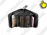 Кожаный кошелек RFID PROTECT CARD-01 для защиты кредитных карт удобный